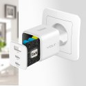 Ładowarka sieciowa 3xUSB 65W 3,24A Power Delivery 3.0 QC4.0