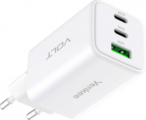 Ładowarka sieciowa 3xUSB 65W 3,24A Power Delivery 3.0 QC4.0 Ładowarka sieciowa 3xUSB 65W 3,24A Power Delivery 3.0 QC4.0