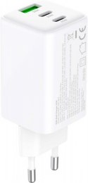 Ładowarka sieciowa 3xUSB 65W 3,24A Power Delivery 3.0 QC4.0