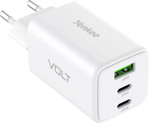 Ładowarka sieciowa 3xUSB 65W 3,24A Power Delivery 3.0 QC4.0 Ładowarka sieciowa 3xUSB 65W 3,24A Power Delivery 3.0 QC4.0
