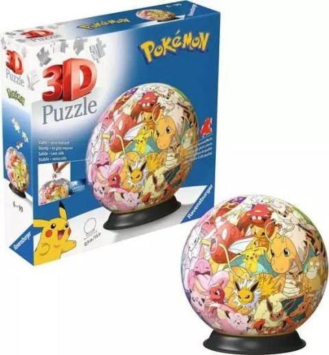 Puzzle 3D Kula Pokemon postacie Pokemony Puzzle 3D Kula Pokemon postacie Pokemony