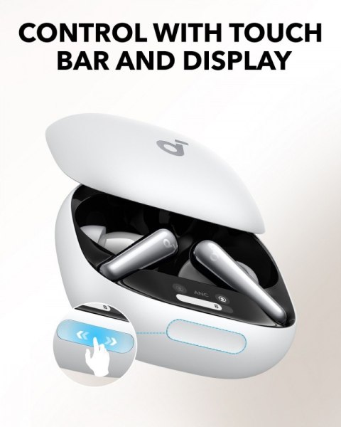 Słuchawki bezprzewodowe Soundcore Liberty 4 PRO Bluetooth białe Słuchawki bezprzewodowe Soundcore Liberty 4 PRO Bluetooth białe