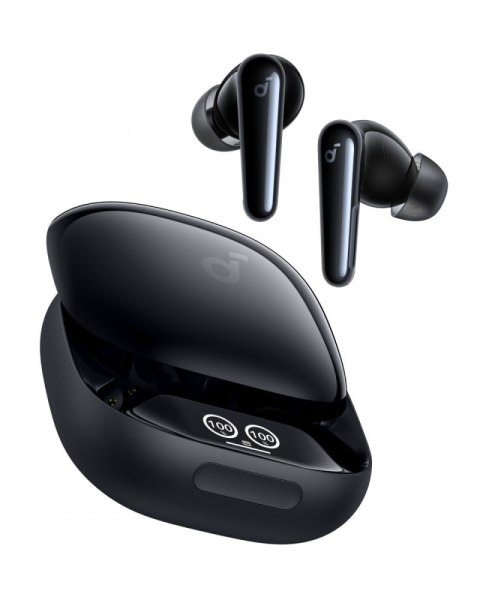 Słuchawki bezprzewodowe Soundcore Liberty 4 PRO Bluetooth błyszcząca czerń Słuchawki bezprzewodowe Soundcore Liberty 4 PRO Bluetooth błyszcząca czerń