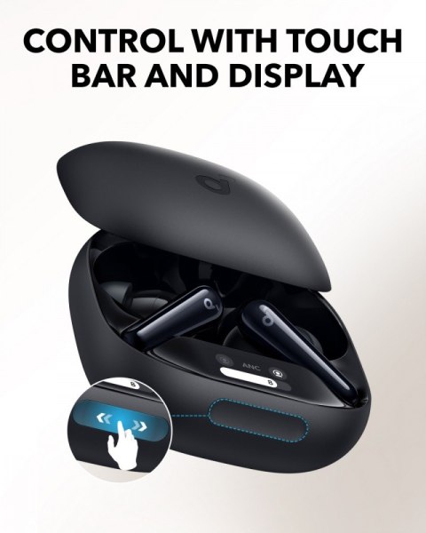 Słuchawki bezprzewodowe Soundcore Liberty 4 PRO Bluetooth czarne Słuchawki bezprzewodowe Soundcore Liberty 4 PRO Bluetooth czarne