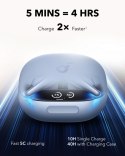 Słuchawki bezprzewodowe Soundcore Liberty 4 PRO Bluetooth niebieskie