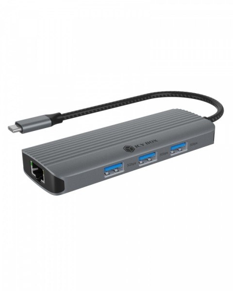 Stacja dokująca IB-DK4034a-CPD 6w1, HDMI,USB,PD,LAN Stacja dokująca IB-DK4034a-CPD 6w1, HDMI,USB,PD,LAN