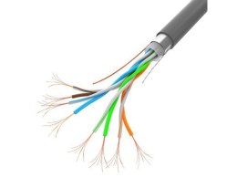 Kabel LAN FTP 100MB/S linka CCA 100M szary