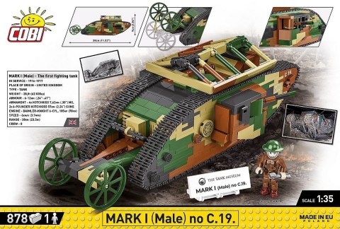 Klocki Mark I Male NO C.19 878 klocków Klocki Mark I Male NO C.19 878 klocków