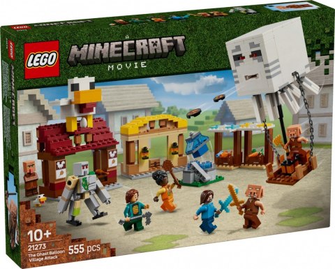 Klocki Minecraft 21273 Atak balonowego Ghasta na wioskę Klocki Minecraft 21273 Atak balonowego Ghasta na wioskę