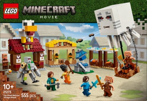 Klocki Minecraft 21273 Atak balonowego Ghasta na wioskę Klocki Minecraft 21273 Atak balonowego Ghasta na wioskę