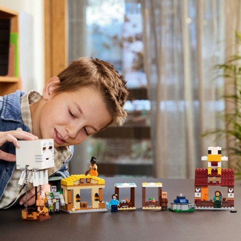 Klocki Minecraft 21273 Atak balonowego Ghasta na wioskę Klocki Minecraft 21273 Atak balonowego Ghasta na wioskę