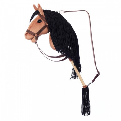 Koń na kiju Hobby Horse HOPPIHORSE A3 Bay - ciemny brąz, maść gniada Koń na kiju Hobby Horse HOPPIHORSE A3 Bay - ciemny brąz, maść gniada