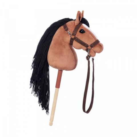 Koń na kiju Hobby Horse HOPPIHORSE A3 Bay - ciemny brąz, maść gniada Koń na kiju Hobby Horse HOPPIHORSE A3 Bay - ciemny brąz, maść gniada