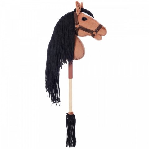 Koń na kiju Hobby Horse HOPPIHORSE A3 Bay - ciemny brąz, maść gniada Koń na kiju Hobby Horse HOPPIHORSE A3 Bay - ciemny brąz, maść gniada