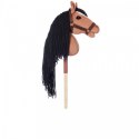 Koń na kiju Hobby Horse HOPPIHORSE A3 Bay - ciemny brąz, maść gniada