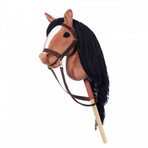 Koń na kiju Hobby Horse HOPPIHORSE A3 Bay - ciemny brąz, maść gniada Koń na kiju Hobby Horse HOPPIHORSE A3 Bay - ciemny brąz, maść gniada