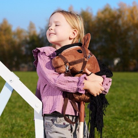 Koń na kiju Hobby Horse HOPPIHORSE A3 Bay - ciemny brąz, maść gniada Koń na kiju Hobby Horse HOPPIHORSE A3 Bay - ciemny brąz, maść gniada