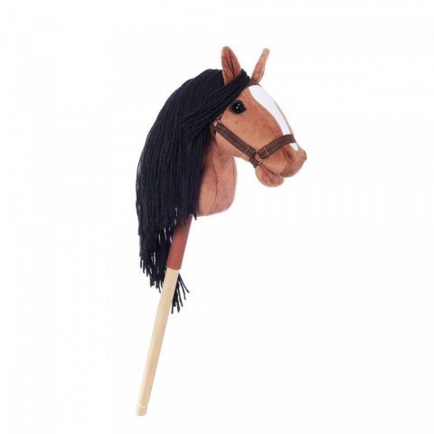 Koń na kiju Hobby Horse HOPPIHORSE A4 Bay - ciemny brąz, maść gniada Koń na kiju Hobby Horse HOPPIHORSE A4 Bay - ciemny brąz, maść gniada