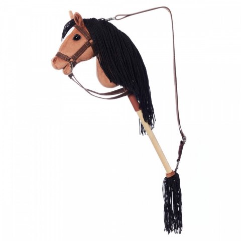Koń na kiju Hobby Horse HOPPIHORSE A4 Bay - ciemny brąz, maść gniada Koń na kiju Hobby Horse HOPPIHORSE A4 Bay - ciemny brąz, maść gniada