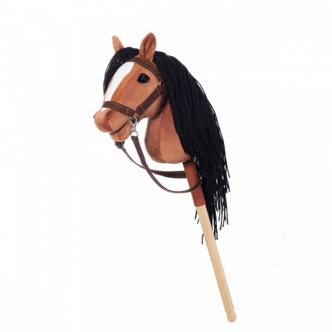 Koń na kiju Hobby Horse HOPPIHORSE A4 Bay - ciemny brąz, maść gniada Koń na kiju Hobby Horse HOPPIHORSE A4 Bay - ciemny brąz, maść gniada