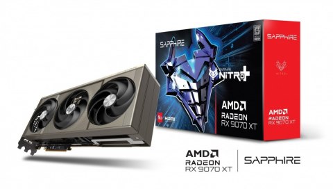 Karta graficzna Radeon RX 9070 XT NITRO+ GAMING OC 16GB GDDR6 256bit 2DP/2HDMI Karta graficzna Radeon RX 9070 XT NITRO+ GAMING OC 16GB GDDR6 256bit 2DP/2HDMI