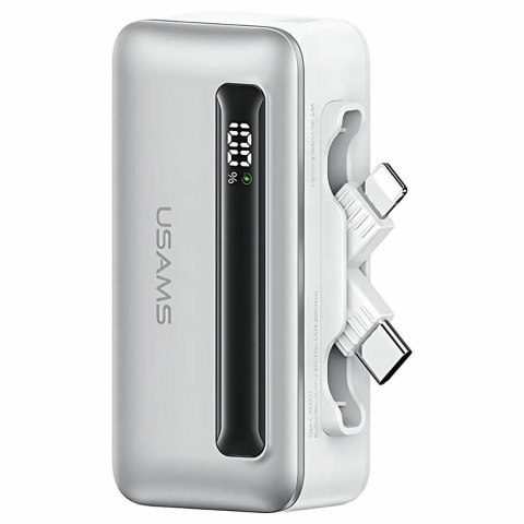 Powerbank 4500mAh 20W USB-C/Lightning Fast Charge srebrny