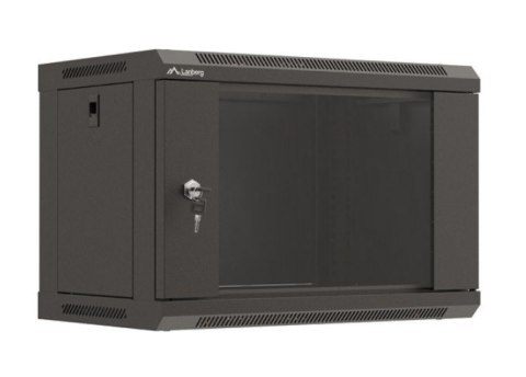 Szafa instalacyjna rack wisząca 19" 6U 540x350 czarna drzwi przeszklone ( flat pack) Szafa instalacyjna rack wisząca 19" 6U 540x350 czarna drzwi przeszklone ( flat pack)