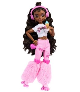 Lalka Barbie Dream Besties Brooklyn na wrotkach