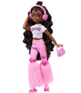 Lalka Barbie Dream Besties Brooklyn na wrotkach
