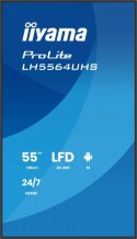 Monitor 55 cali LH5564UHS-B1AG, 24/7,VA,ANDROID14,4K,500cd,5000:1, 2xHDMI ,USB-C,RJ45, RS-232c, IR, 2x10W, 2xUSB, UCHWYT ŚCIE