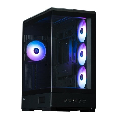 Obudowa P50 DS Mid-Tower 4 wentylatory ARGB czarna Obudowa P50 DS Mid-Tower 4 wentylatory ARGB czarna