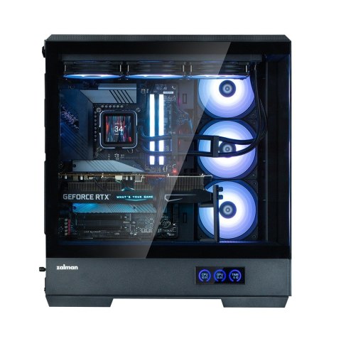 Obudowa P50 DS Mid-Tower 4 wentylatory ARGB czarna Obudowa P50 DS Mid-Tower 4 wentylatory ARGB czarna