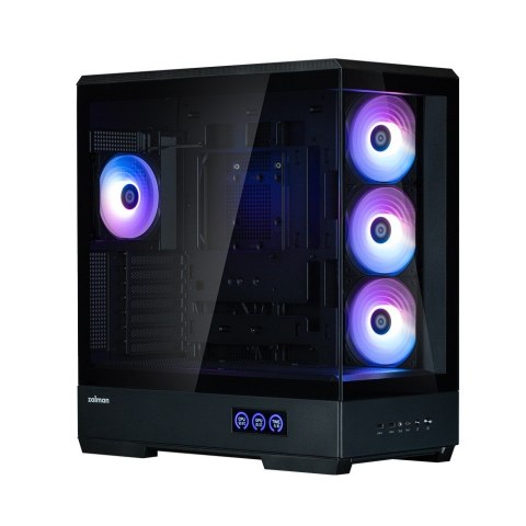 Obudowa P50 DS Mid-Tower 4 wentylatory ARGB czarna Obudowa P50 DS Mid-Tower 4 wentylatory ARGB czarna