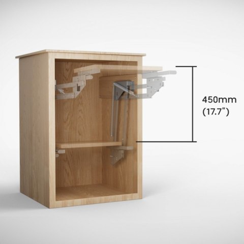 Podnośnik do szafki kuchennej do 20kg, MC-497, metalowa, udźwig 5-20 kg, sprężyny Podnośnik do szafki kuchennej do 20kg, MC-497, metalowa, udźwig 5-20 kg, sprężyny