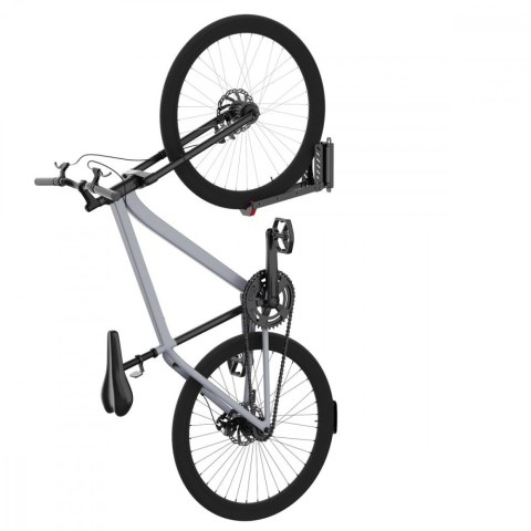Stojak rowerowy ścienny 35 kg max, MC-498 czarny, stalowy Stojak rowerowy ścienny 35 kg max, MC-498 czarny, stalowy