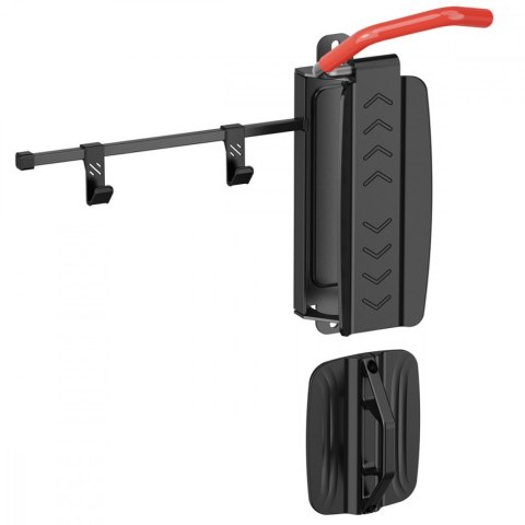Wieszak rowerowy na ścianę, MC-499 MAX 35kg stalowy, czarny Wieszak rowerowy na ścianę, MC-499 MAX 35kg stalowy, czarny
