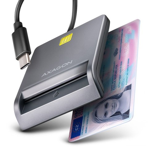 CRE-SM3TC Czytnik kart identyfikacyjnych USB-C, 1.2m kabel CRE-SM3TC Czytnik kart identyfikacyjnych USB-C, 1.2m kabel
