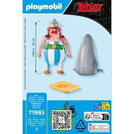 Figurka Asterix 71983 Obeliks z menhirem Figurka Asterix 71983 Obeliks z menhirem