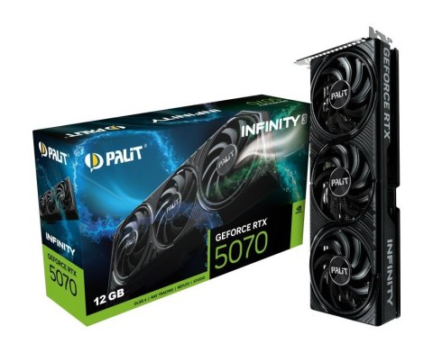 Karta graficzna GeForce RTX 5070 INFINITY 3 12GB GDDR7 192bit 3DP/HDMI Karta graficzna GeForce RTX 5070 INFINITY 3 12GB GDDR7 192bit 3DP/HDMI