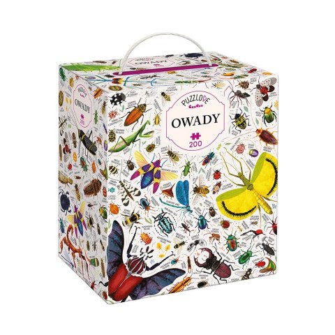 Puzzle Puzzlove Owady 200 elementów Puzzle Puzzlove Owady 200 elementów