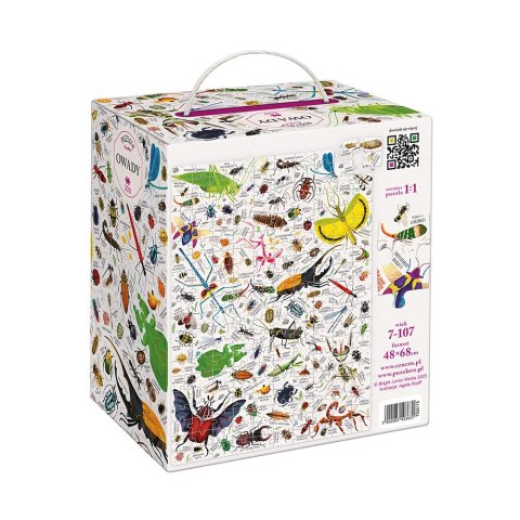 Puzzle Puzzlove Owady 200 elementów Puzzle Puzzlove Owady 200 elementów