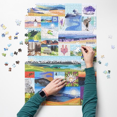 Puzzle Puzzlove Polskie góry 1000 elementów Puzzle Puzzlove Polskie góry 1000 elementów
