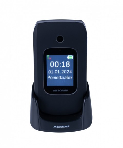 Telefon komórkowy z klapką dla seniorów MT-184 BRUNO 4G Telefon komórkowy z klapką dla seniorów MT-184 BRUNO 4G