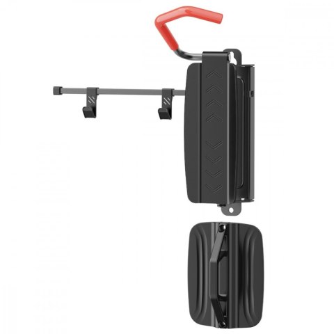 Wieszak rowerowy na ścianę, MC-499 MAX 35kg stalowy, czarny Wieszak rowerowy na ścianę, MC-499 MAX 35kg stalowy, czarny