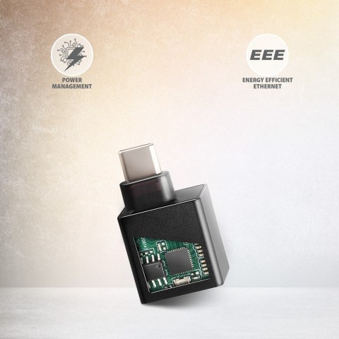 ADE-MINIC Karta sieciowa Gigabit Ethernet adapter, USB-A 3.2 Gen 1, instalacja automatyczna MINI ADE-MINIC Karta sieciowa Gigabit Ethernet adapter, USB-A 3.2 Gen 1, instalacja automatyczna MINI
