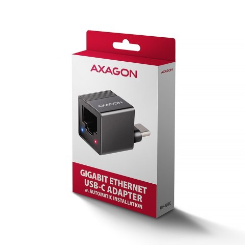 ADE-MINIC Karta sieciowa Gigabit Ethernet adapter, USB-A 3.2 Gen 1, instalacja automatyczna MINI ADE-MINIC Karta sieciowa Gigabit Ethernet adapter, USB-A 3.2 Gen 1, instalacja automatyczna MINI