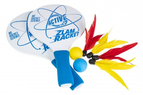 Gra Rakietki Plażowe drewniane Active Play Zlam Racket Gra Rakietki Plażowe drewniane Active Play Zlam Racket