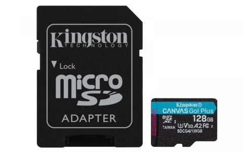 Karta microSD 128GB CanvasGo! Plus 200MB/s A2 U3 V30 + adapter Karta microSD 128GB CanvasGo! Plus 200MB/s A2 U3 V30 + adapter