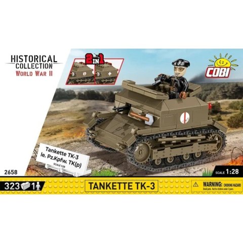 Klocki Tankietka TK-3 323 klocków Klocki Tankietka TK-3 323 klocków