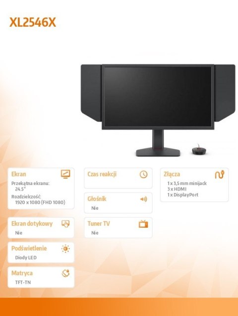 BENQ Monitor XL2546X LED 240Hz/320ansi/HDMI/DP BENQ Monitor XL2546X LED 240Hz/320ansi/HDMI/DP